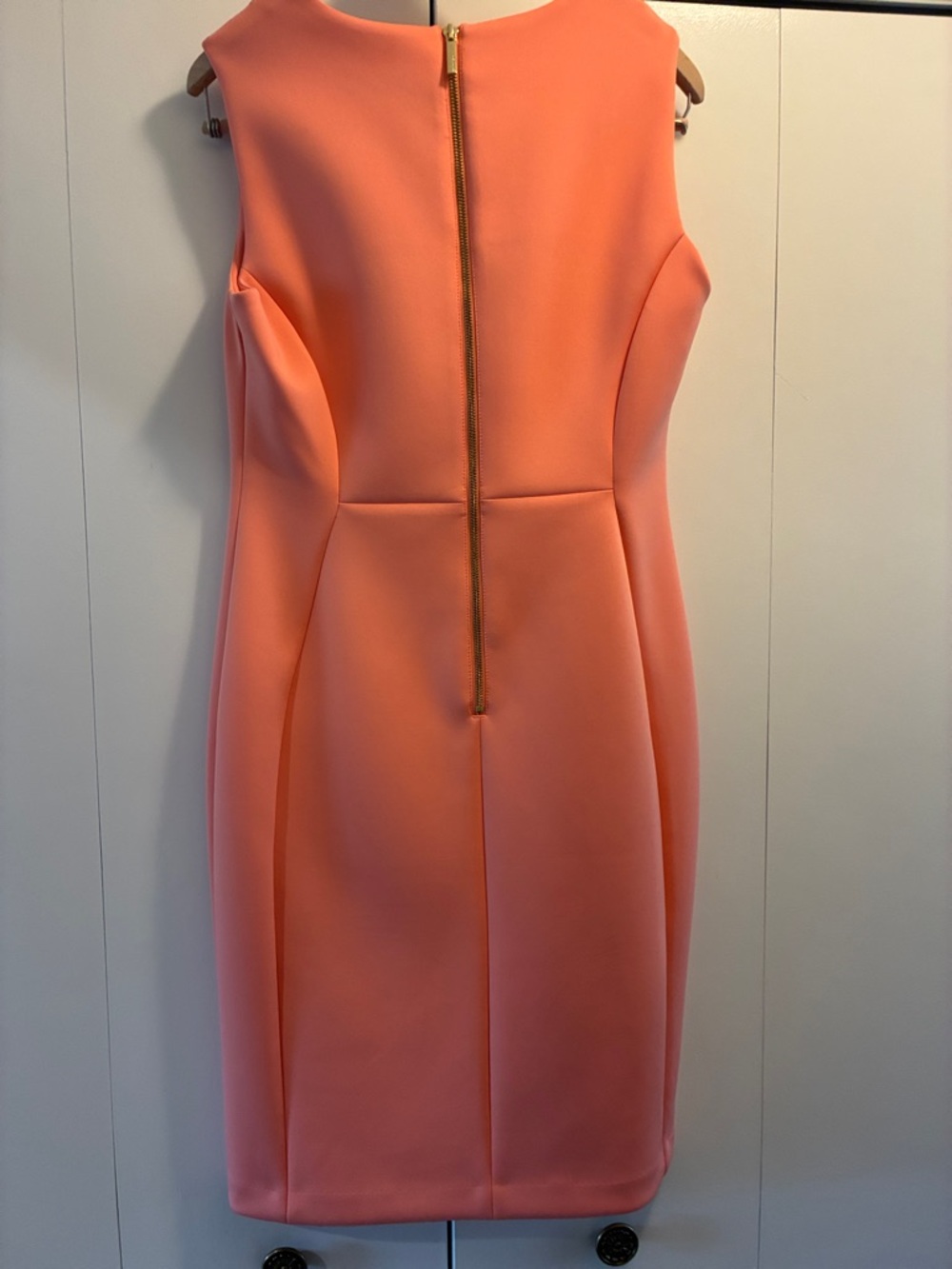 Calvin Klein Coral Midi Sheath Dress - Picture 2 of 4